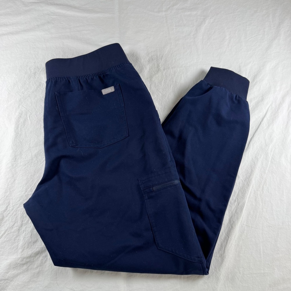 FIGS Women's M Navy Technical Collection Drawstring Scrub Jogger Pants 1000208